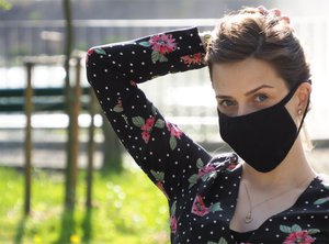 Masque en coton MARS PRO (taille L) avec pochette et filtre HEPA 1570165